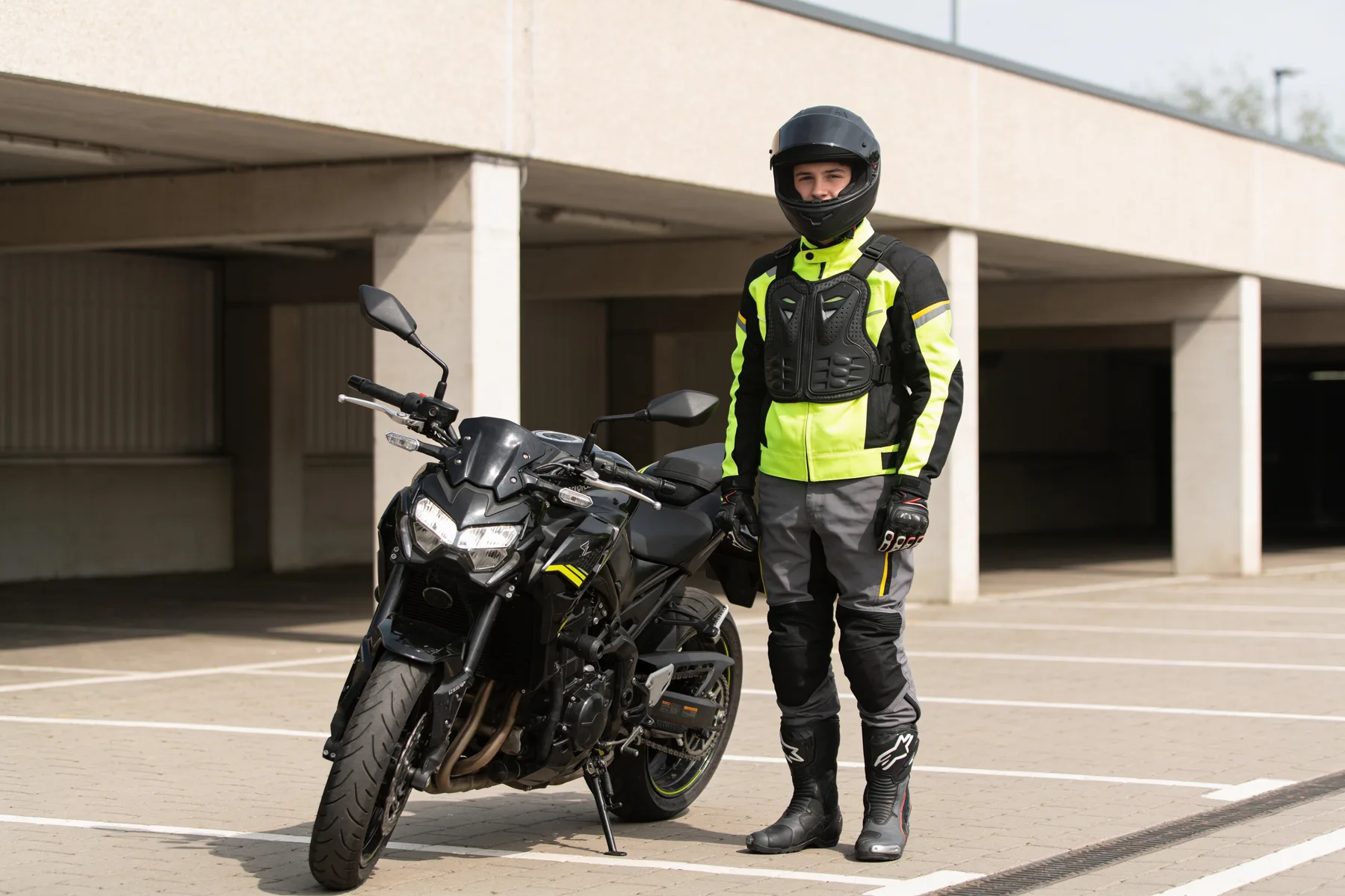 Welche Schutzkleidung ist beim Motorrad in der Fahrschule Pflicht?