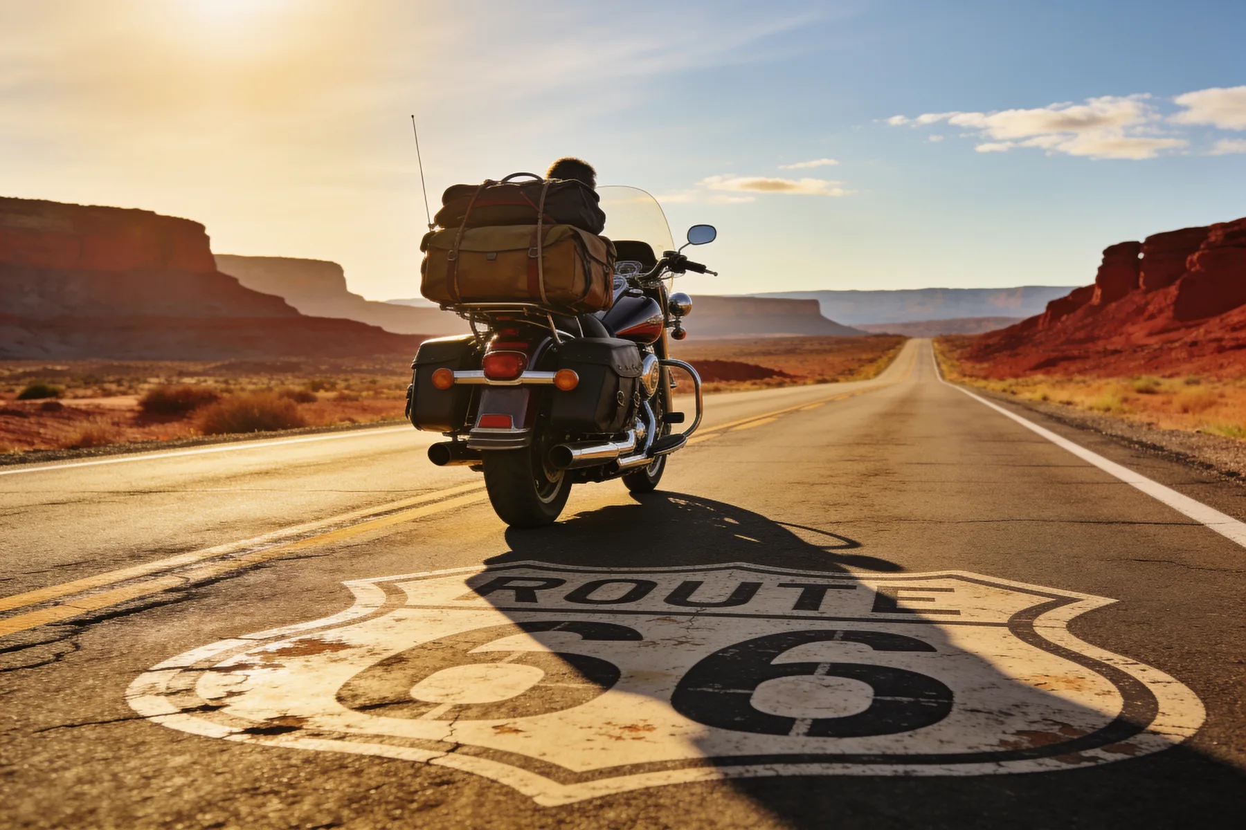 Mit dem Motorrad auf der Route 66: Route, Kosten & Tipps