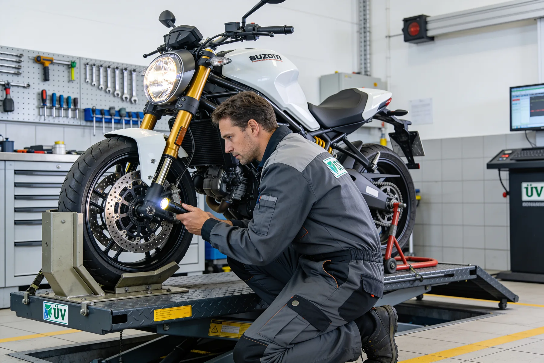 Was wird beim TÜV am Motorrad geprüft? Alle HU-Prüfpunkte