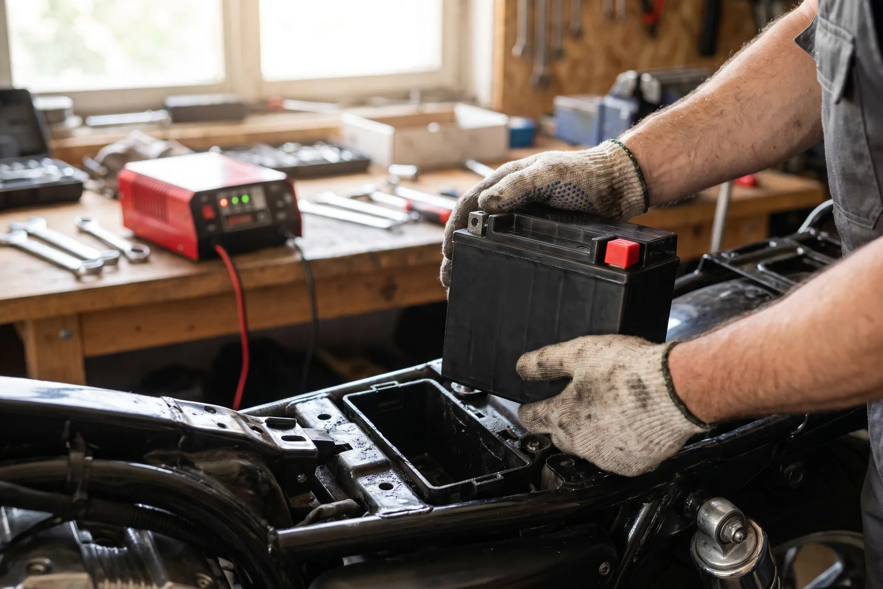 Welche Batterie fürs Motorrad? Typen, Auswahl & Laden