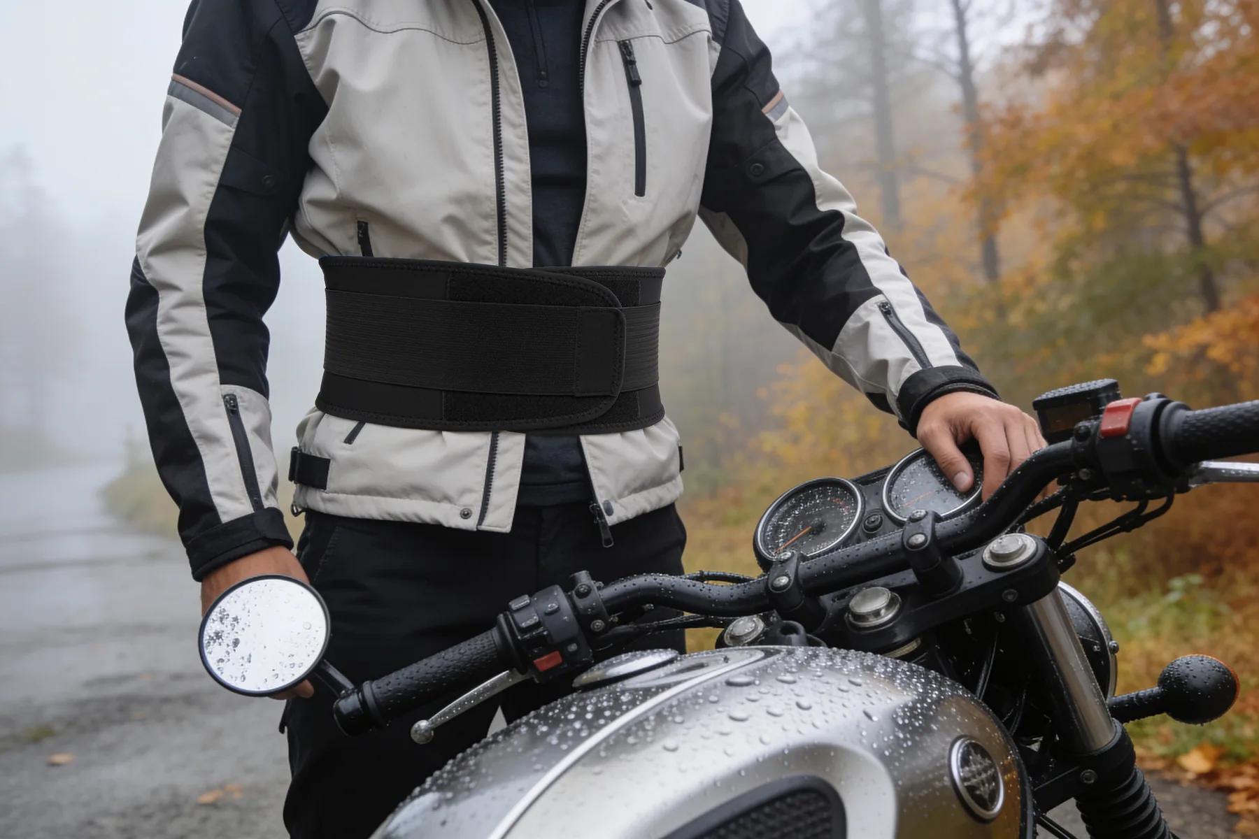 Warum trägt man einen Nierengurt beim Motorrad?